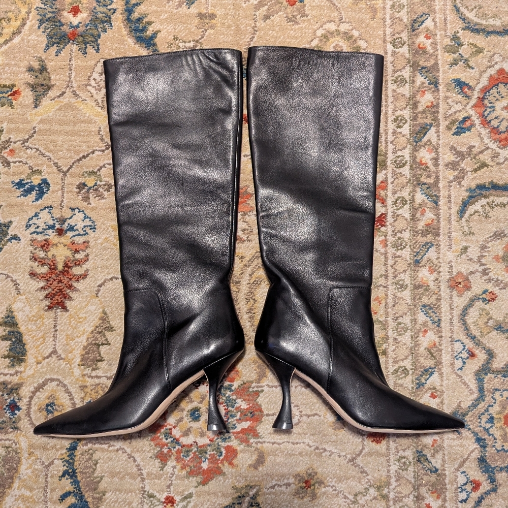 Stuart Weitzman Xcurve 85 Slouch Boots - Picture 5 of 14